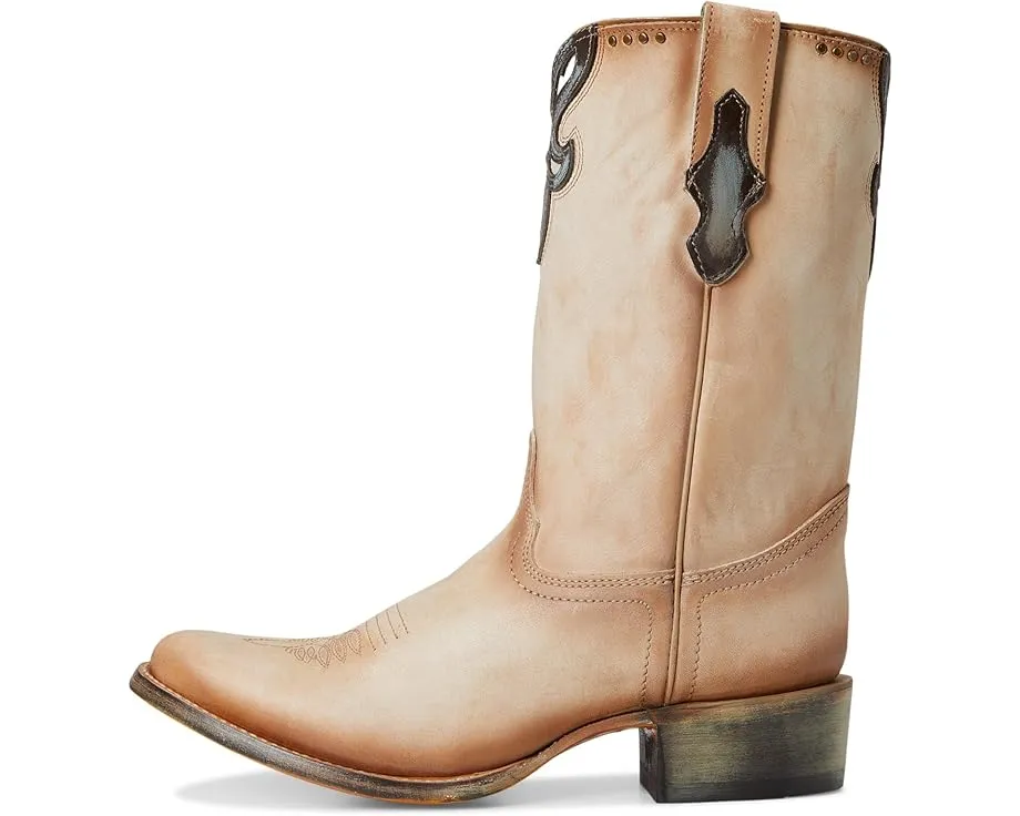 Ботинки Corral A4760 до середины икры с вышивкой и накладками из кожи коровьей