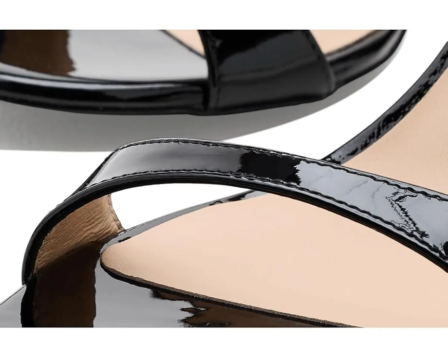 Сандалии Stuart Weitzman Nudist Slide 85 на тонком высоком каблуке