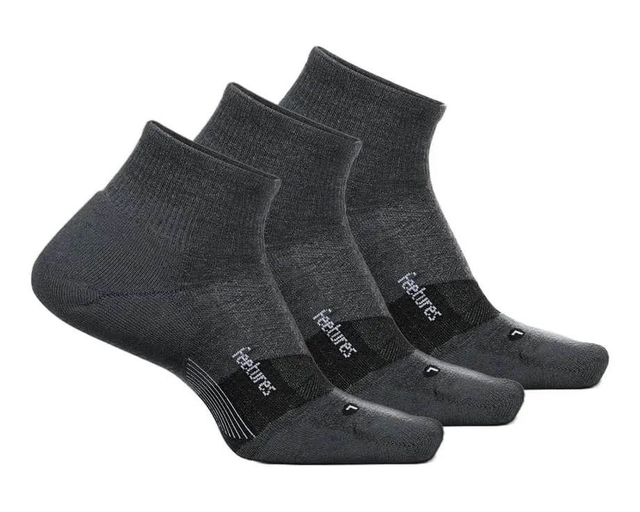 Носки Feetures Merino 10 Ultra Light Quarter 3 пары ультралегкие
