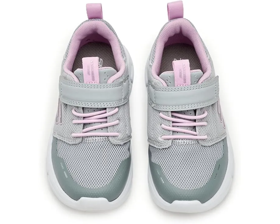 Кроссовки SKECHERS KIDS Glide-Step Flow с эластичными шнурками и сетчатым верхом
