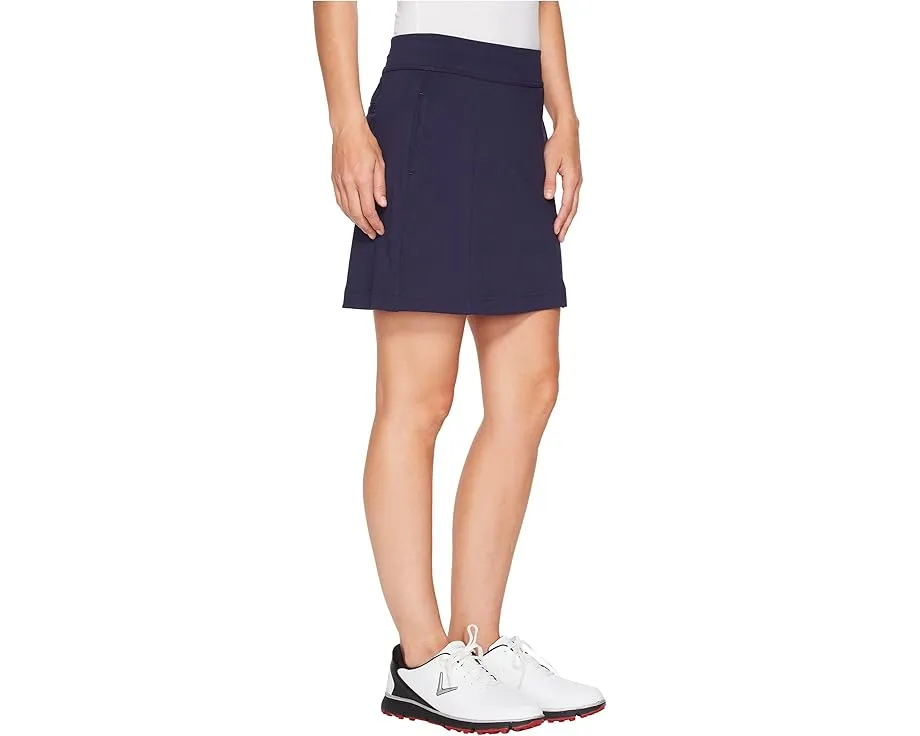 Юбка-шорты Callaway Golf Opti-Dri Knit 17 дюймов с защитой от солнца UPF 50+