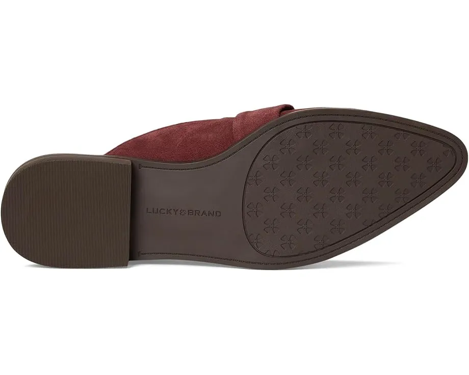 Мюли Lucky Brand Adenia из замши с узлом и резиновой подошвой