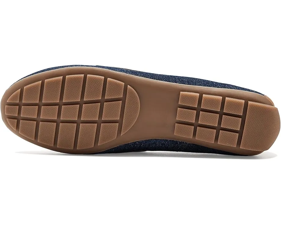 Кроссовки Vaneli Alda из денима и кожи с круглым носком