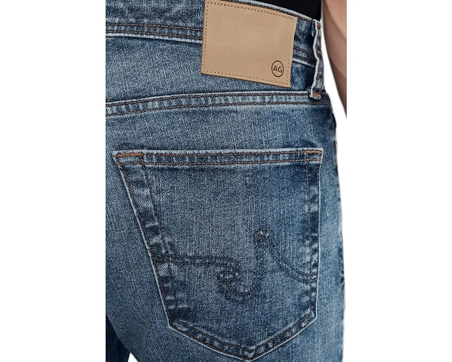Джинсы AG Tellis Modern Slim Horsetail с эффектом потертостей