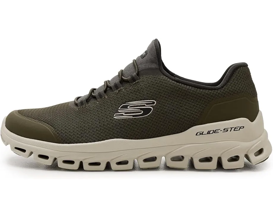 Эластичные кроссовки SKECHERS Glide-Step Noltek с геометрической подошвой