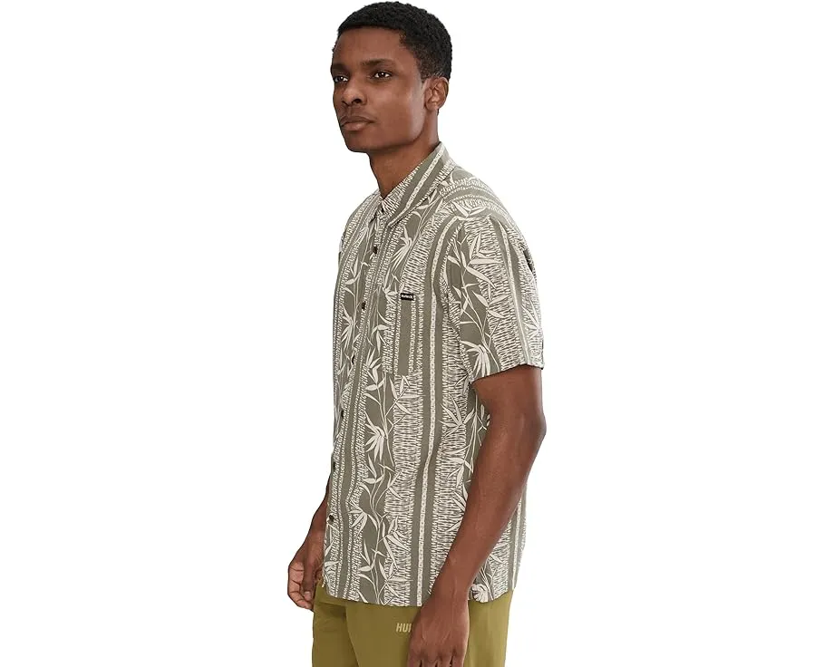 Hurley Aero Рубашка с коротким рукавом и принтом по всей поверхности