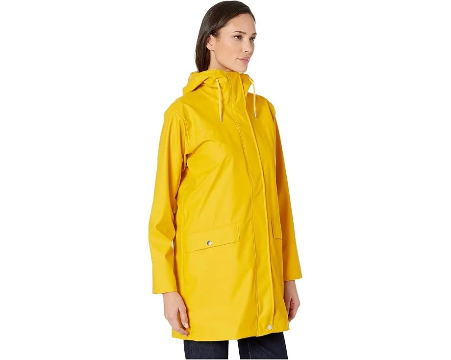 Длинный плащ Moss RainCoat с технологией Helox+ от Helly Hansen