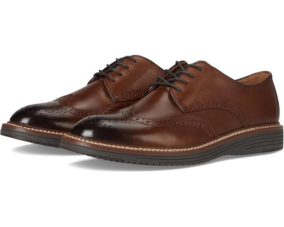 Johnston & Murphy туфли Upton Wingtip с перфорацией и стелькой с эффектом памяти