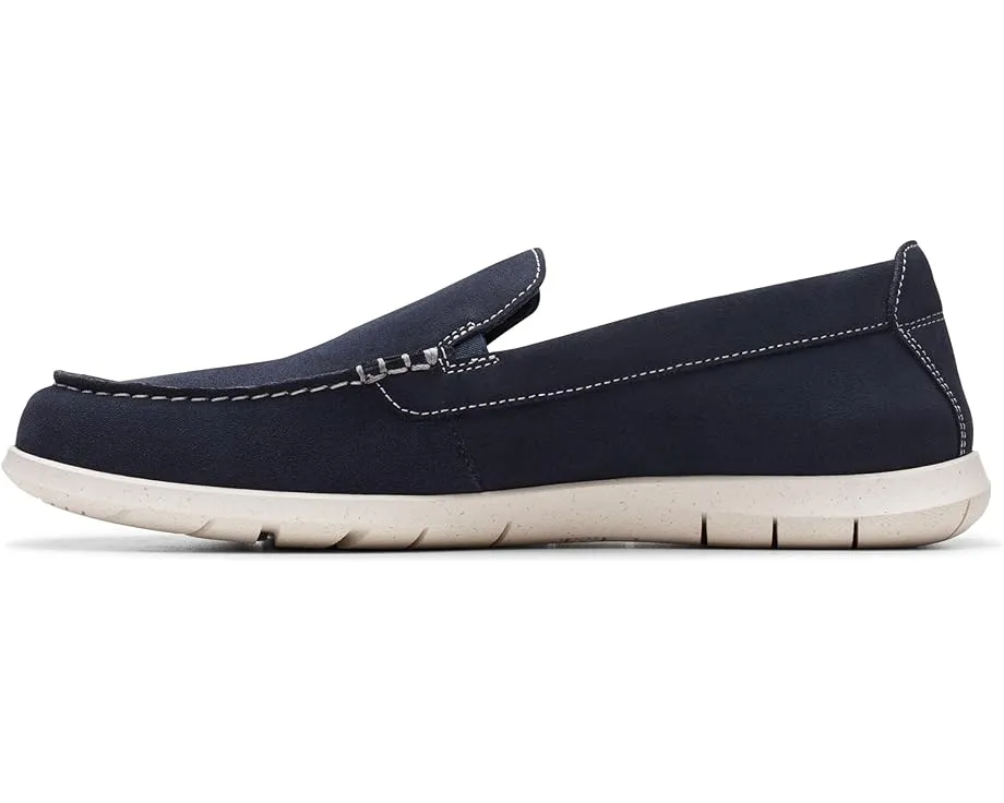 Кроссовки Clarks Flexway Step с замшевым верхом и мокасиновым носком