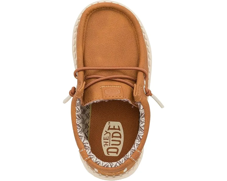 Детские слипоны Hey Dude Wally Classic с технологией Flex & Fold и стелькой с эффектом памяти