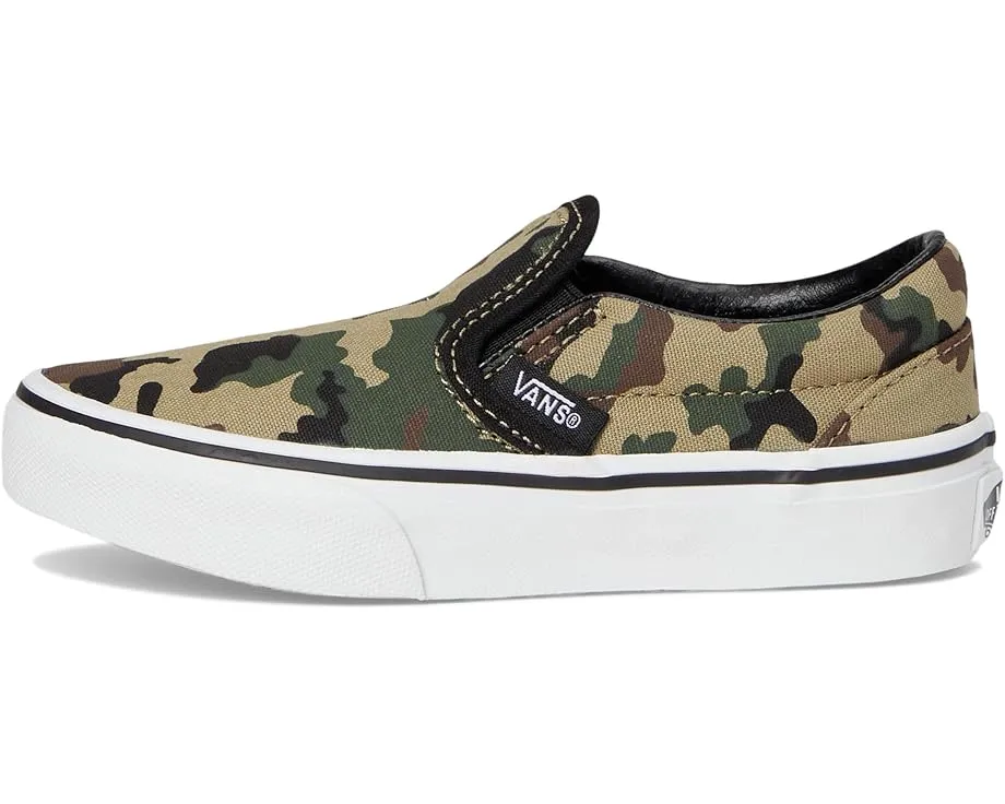 Слипоны Vans Classic для детей с узорчатым верхом