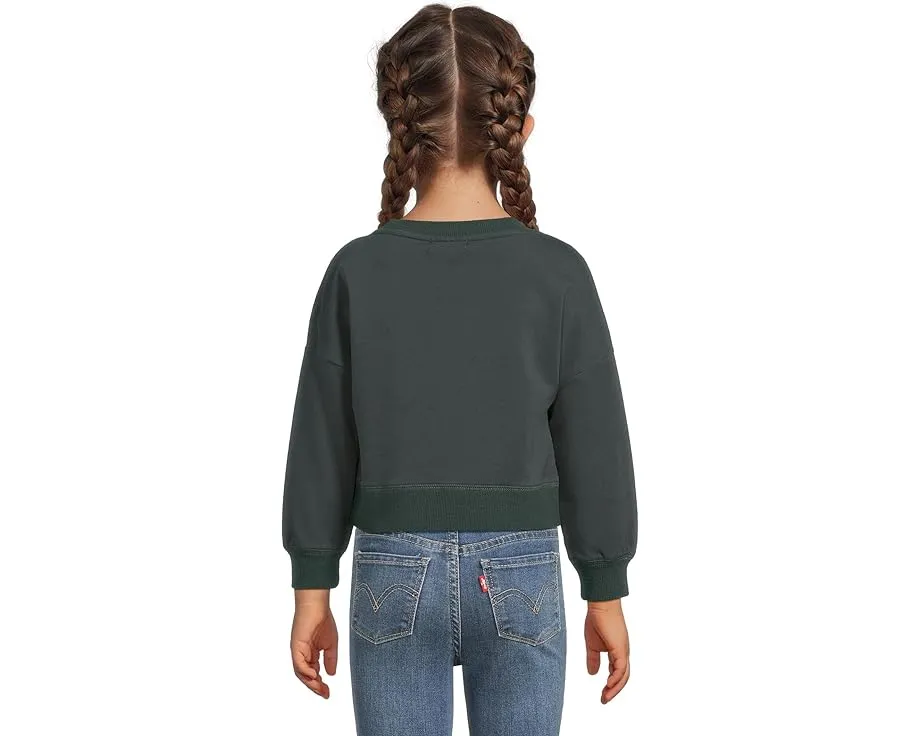 Кроп-толстовка Appaman Kids Lisa с вышитым цветком