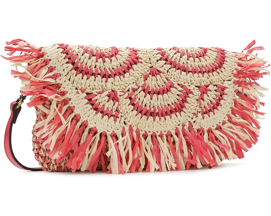 Клатч-кроссбоди Patricia Nash Loulia из соломки с кожаной отделкой