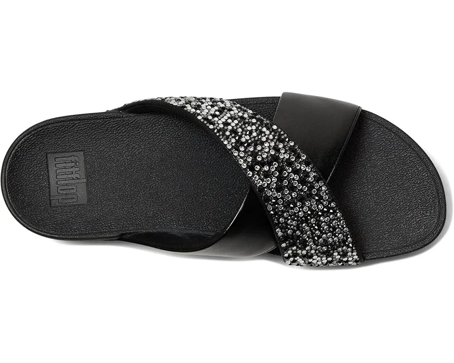 FitFlop Сланцы Lulu Crystal-Mix с кристаллами и технологией MicroWOBBLEBOARD