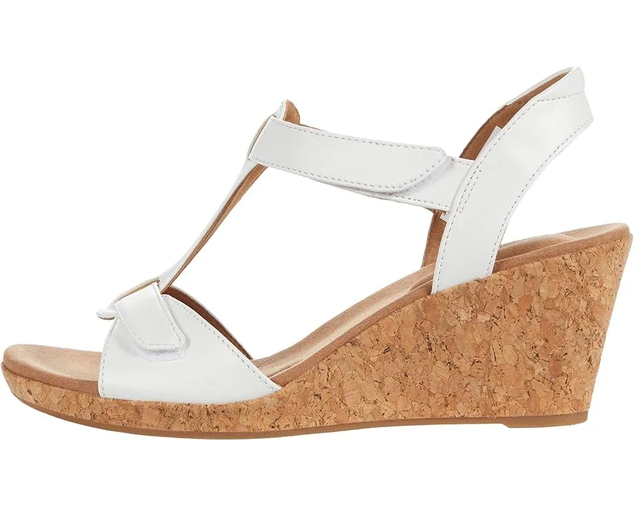 Босоножки Rockport Blanca на платформе с T-образной перемычкой и застежкой велкро