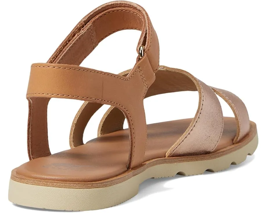 Сандалии SOREL Ella™ III Ankle Strap с плоской подошвой и пряжкой на щиколотке