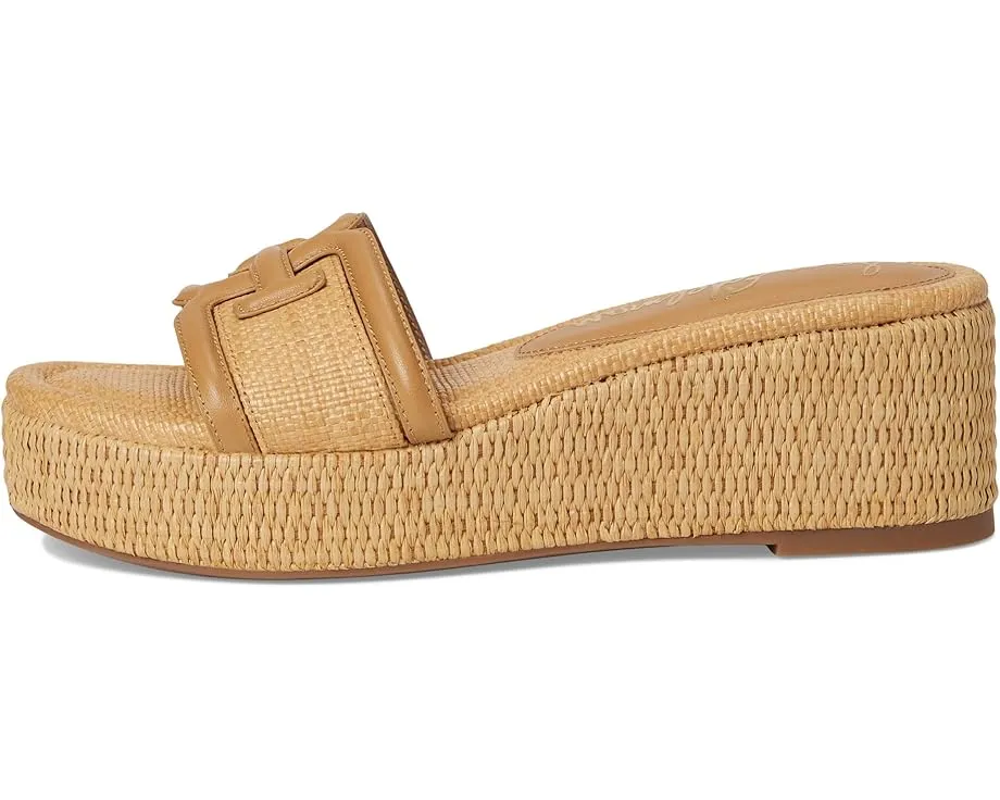 Сандалии Sam Edelman Pauleena на платформе с клиновидным каблуком и логотипом