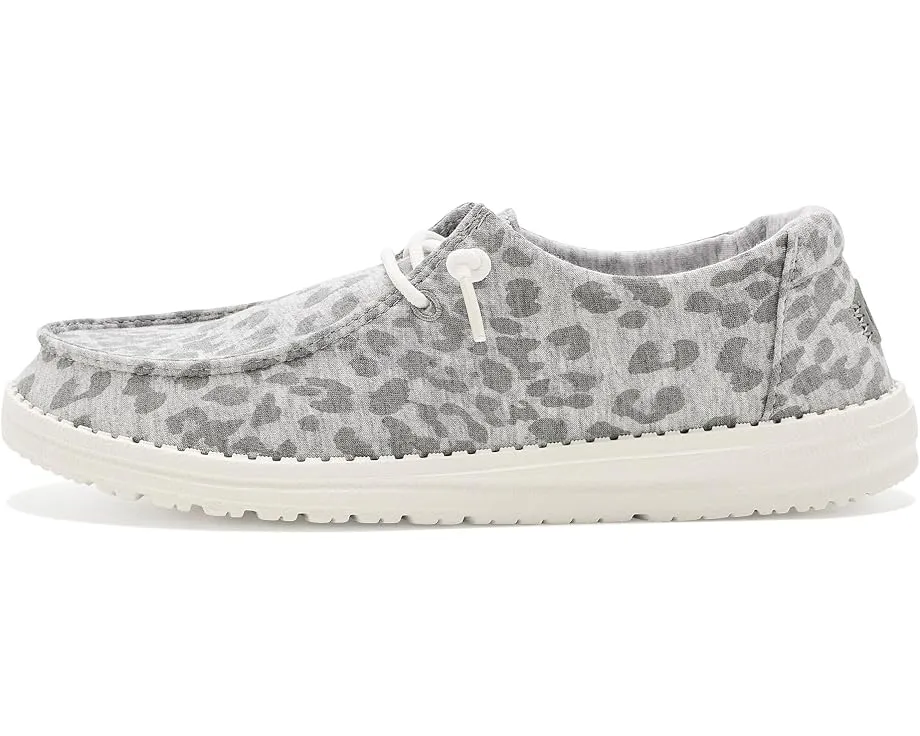 Hey Dude Wendy Stretch Jersey Leopard кеды с принтом