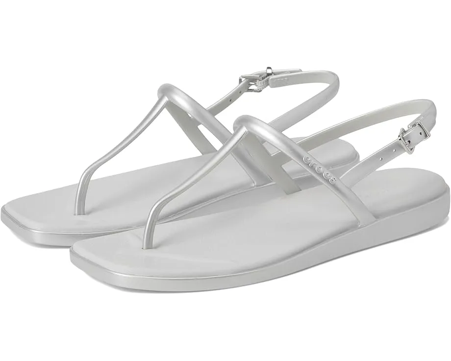 Шлепанцы Crocs Miami Thong Sandal с квадратным носком и гибким верхом