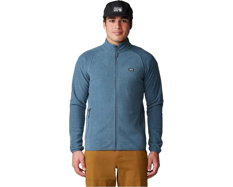 Куртка Mountain Hardwear Microchill Full Zip из полиэстера с капюшоном и карманами