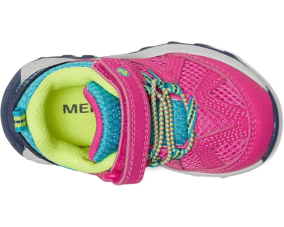 Детские треккинговые ботинки Merrell Kids Ridge Trek с застежкой на липучке