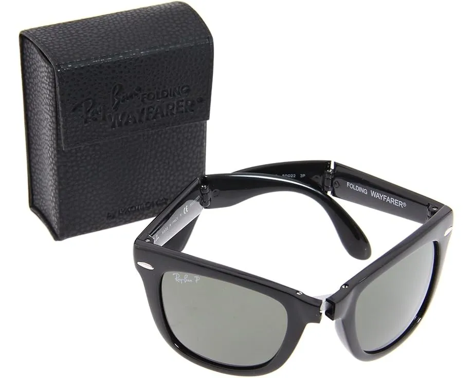 Ray Ban RB4105 Folding Wayfarer Polarized 50 Medium