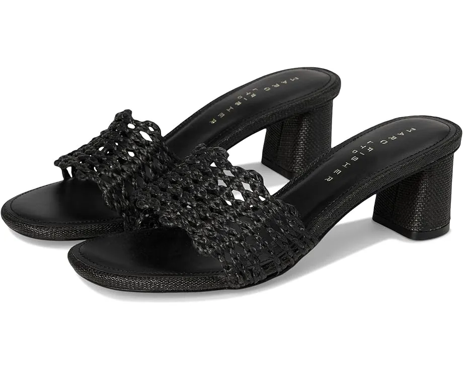 Босоножки Marc Fisher LTD Jazmine на квадратном каблуке с плетеной бретелью