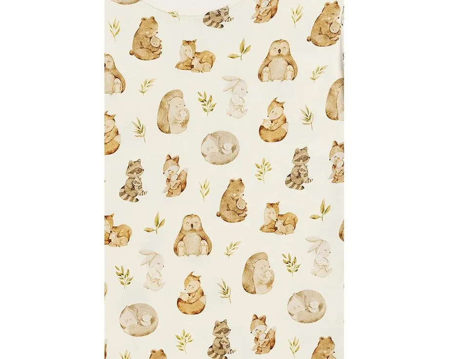Kickee Pants Kids Пижамный комплект с коротким рукавом и принтом