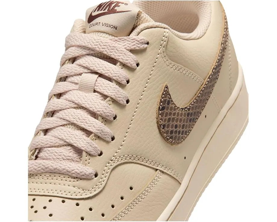 Кроссовки Nike Court Vision Low из искусственной кожи с перфорацией
