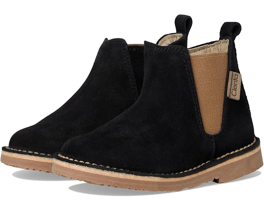 Детские ботинки Cienta Kids Shoes из замши на молнии с эластичной вставкой