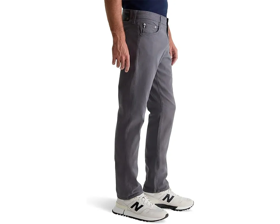 Брюки прямые зауженные AG Jeans Everett из итальянского сатина