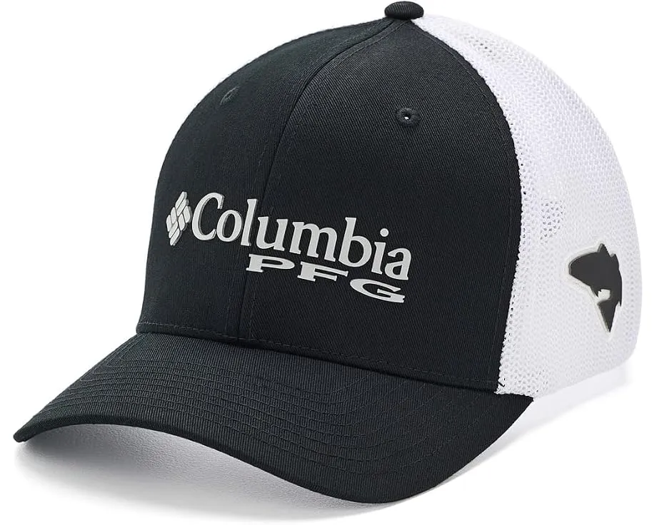 Кепка Columbia PFG Logo Mesh Ball Cap с технологией Flexfit для рыбалки