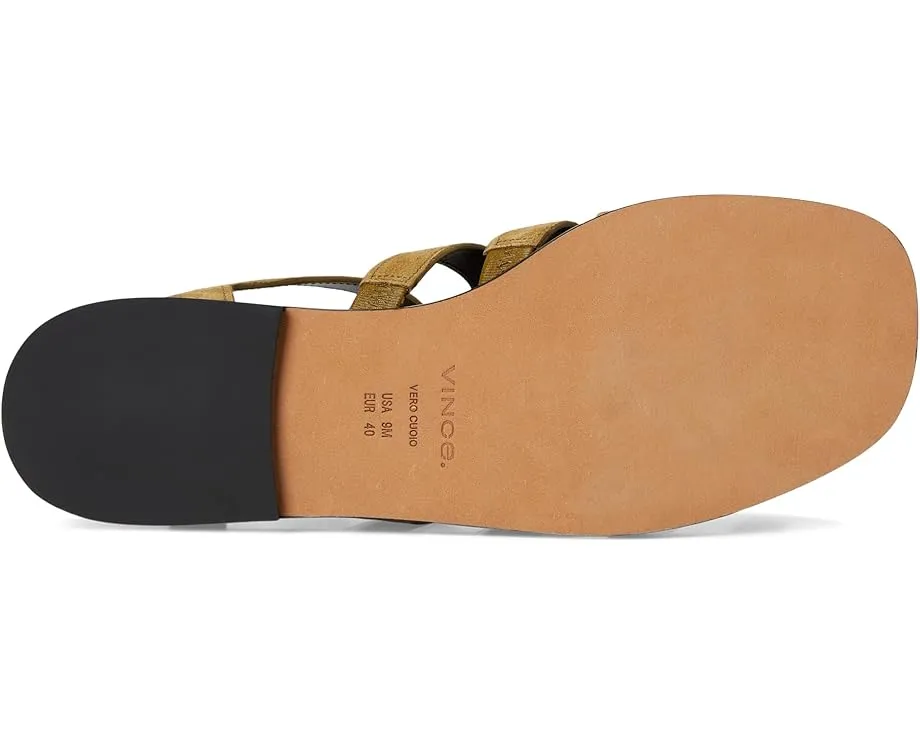 Сандалии Melina от Vince из замши в стиле рыбацких