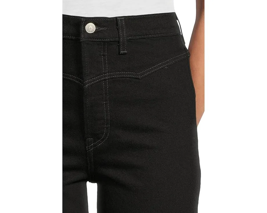 Джинсы Levi's Premium Ribcage Western Yoke с завышенной талией и прямым кроем