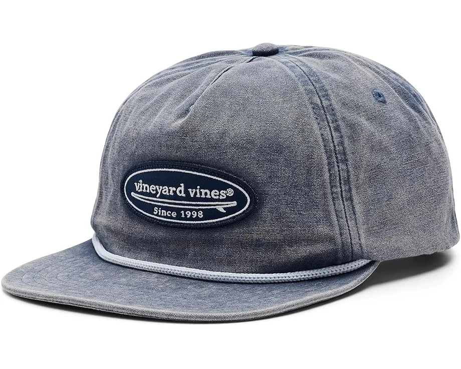 Пятипанельная кепка Vineyard Vines Surf Patch Canvas 5 Panel из прочного хлопка