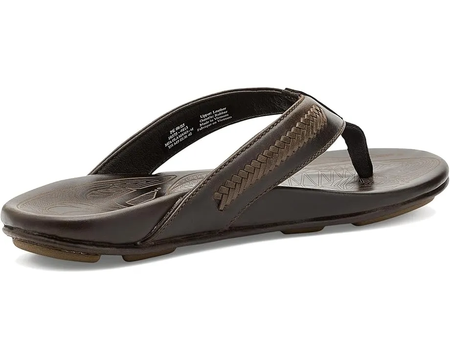 Кожаные сандалии Mea Ola Mano с ремешками и детальной проработкой OluKai