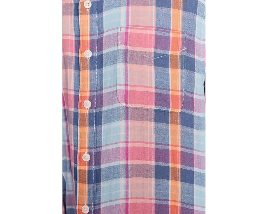 Длинная рубашка Tommy Bahama Palma Roja Plaid из хлопка с клетчатым принтом