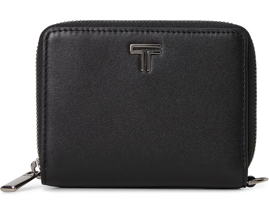 Кошелек на молнии Tumi Tri Fold Zip Around с многочисленными отделениями