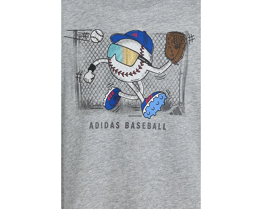 Футболка adidas Kids Stunner Outfield из смесовой ткани с принтом