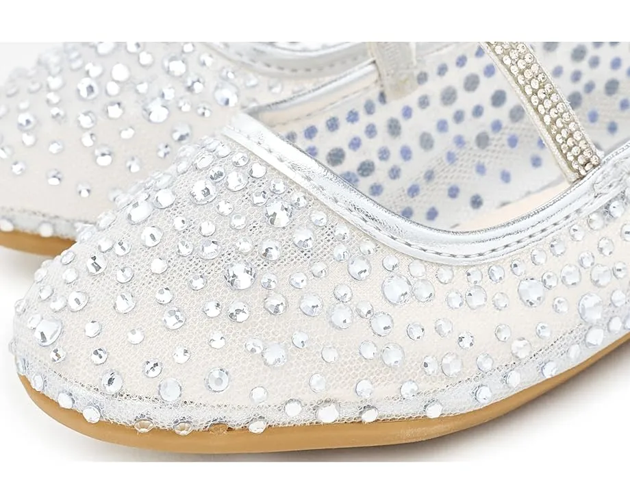 Детские балетки Jax с камнями и эластичной лямкой Nina Kids