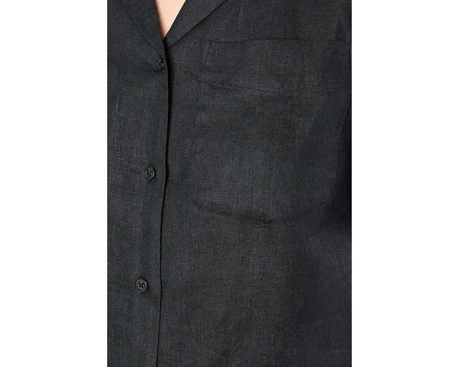 Льняная рубашка Linen Short Sleeve Camp Shirt от Lauren Ralph Lauren