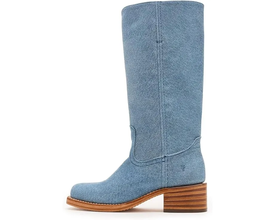 Сапоги Frye Campus 14L из крафтовой кожи с кожаной подошвой и каблуком