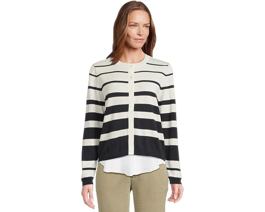 Кардиган Elliott Lauren Party Line в полоску на пуговицах