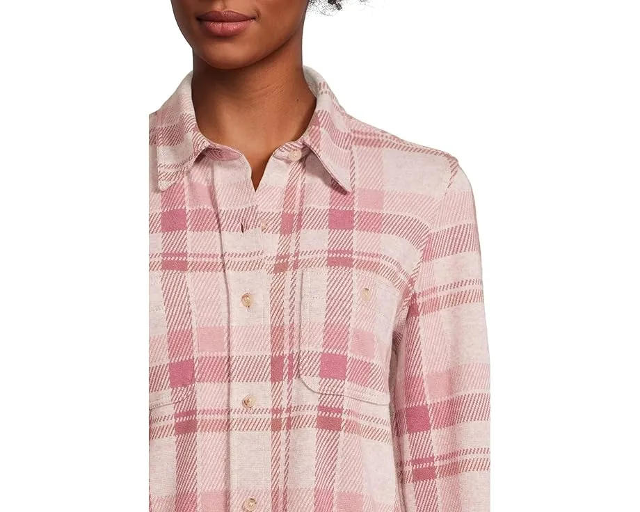 Свитер-рубашка Faherty Legend с невероятно мягкой вязкой и накладными карманами