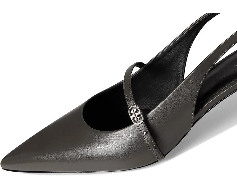 Туфли лодочки Tory Burch Double T Buckle Mary Jane на каблуке 45 мм