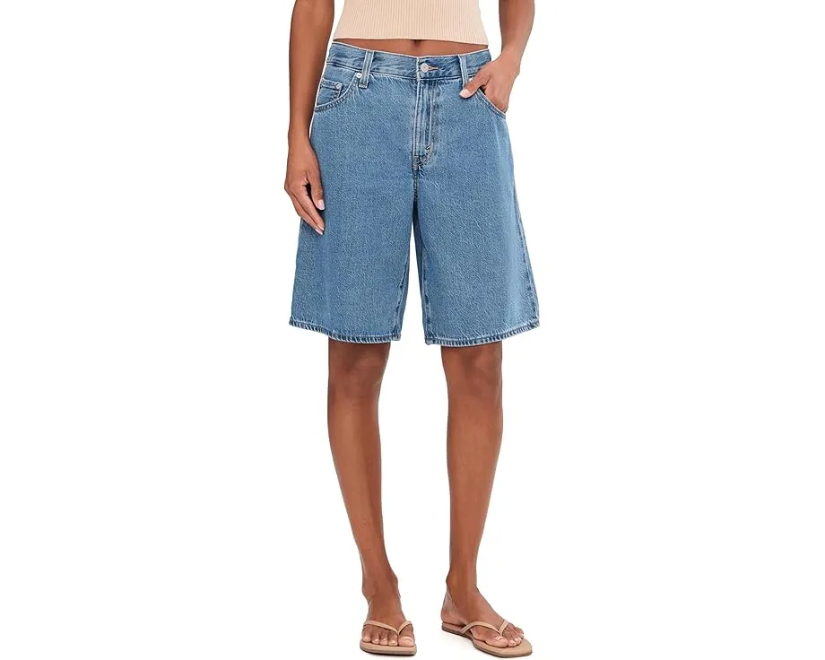 Шорты Levi's Premium Baggy Dad Jort из денима с прямым кроем