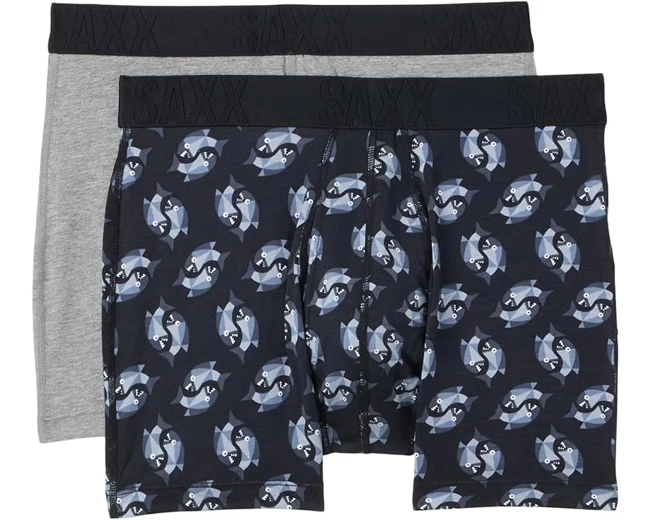 Набор из 2 трусов-боксеров SAXX Droptemp Cooling Cotton с технологией охлаждения