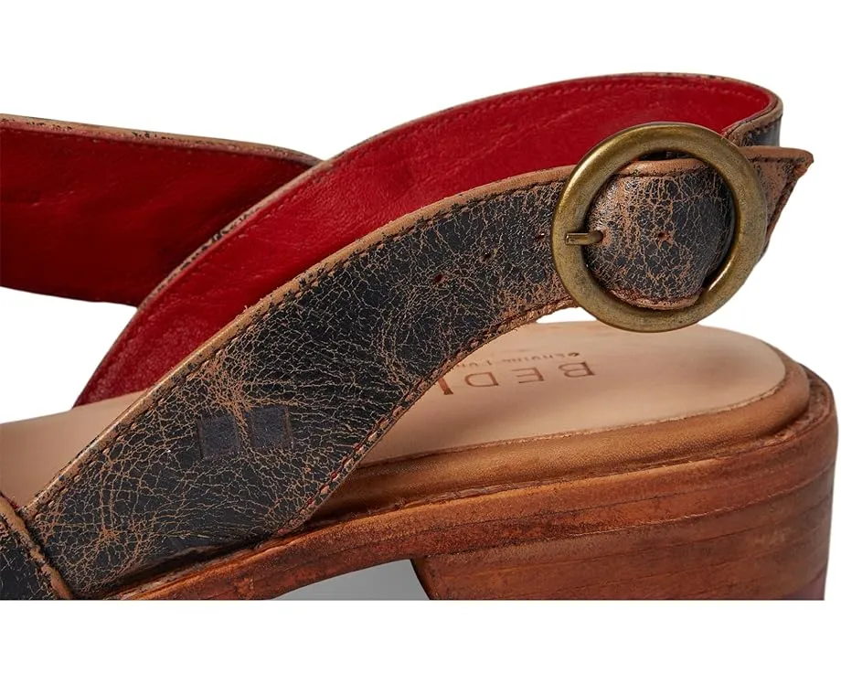 Туфли Bed Stu Join с заостренным мыском и регулируемой пряжкой на пятке