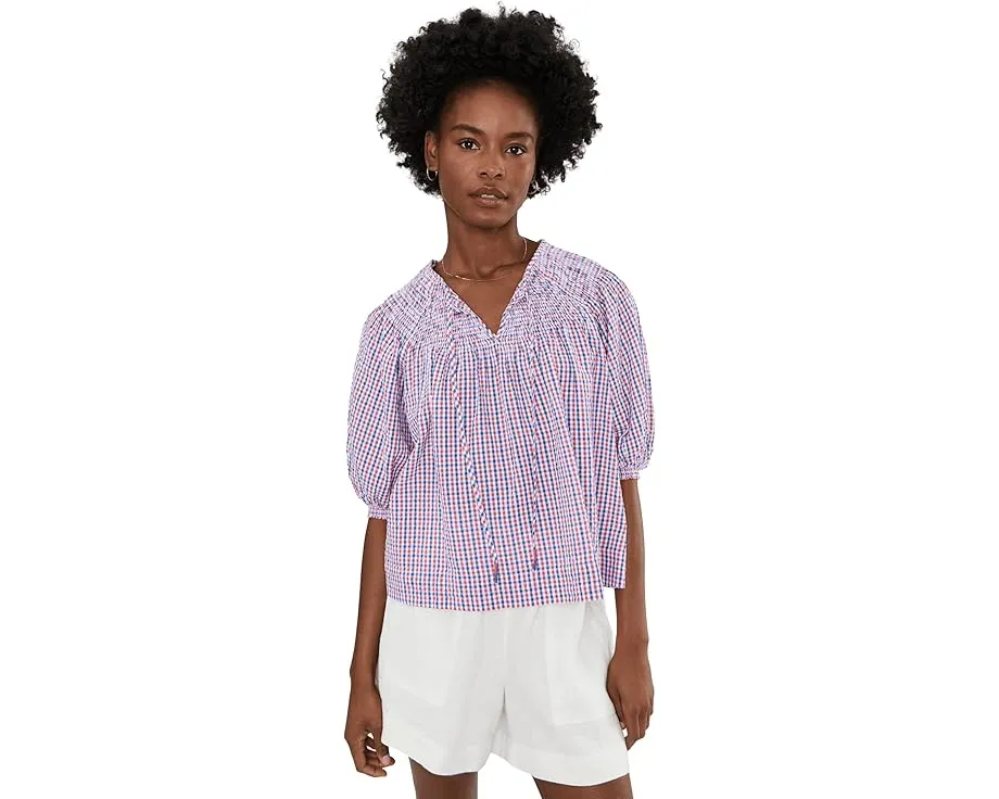 Топ Devin Top с V-образным вырезом Vineyard Vines с завязками