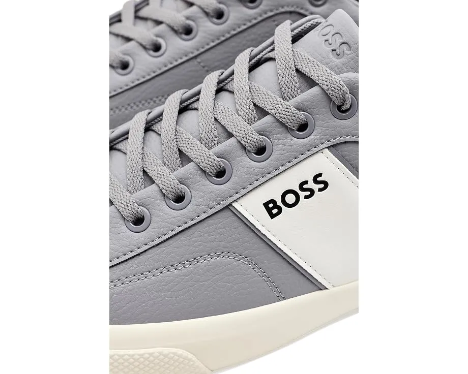Кеды Aiden Logo Block из кожи от BOSS